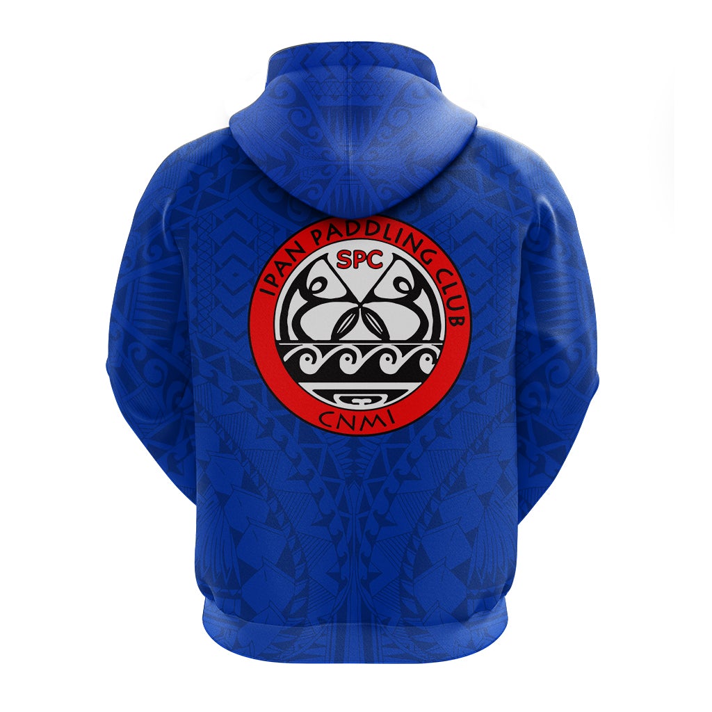 Saipan Paddling Club Spc Northern Mariana Islands Zip Up Hoodie LT12