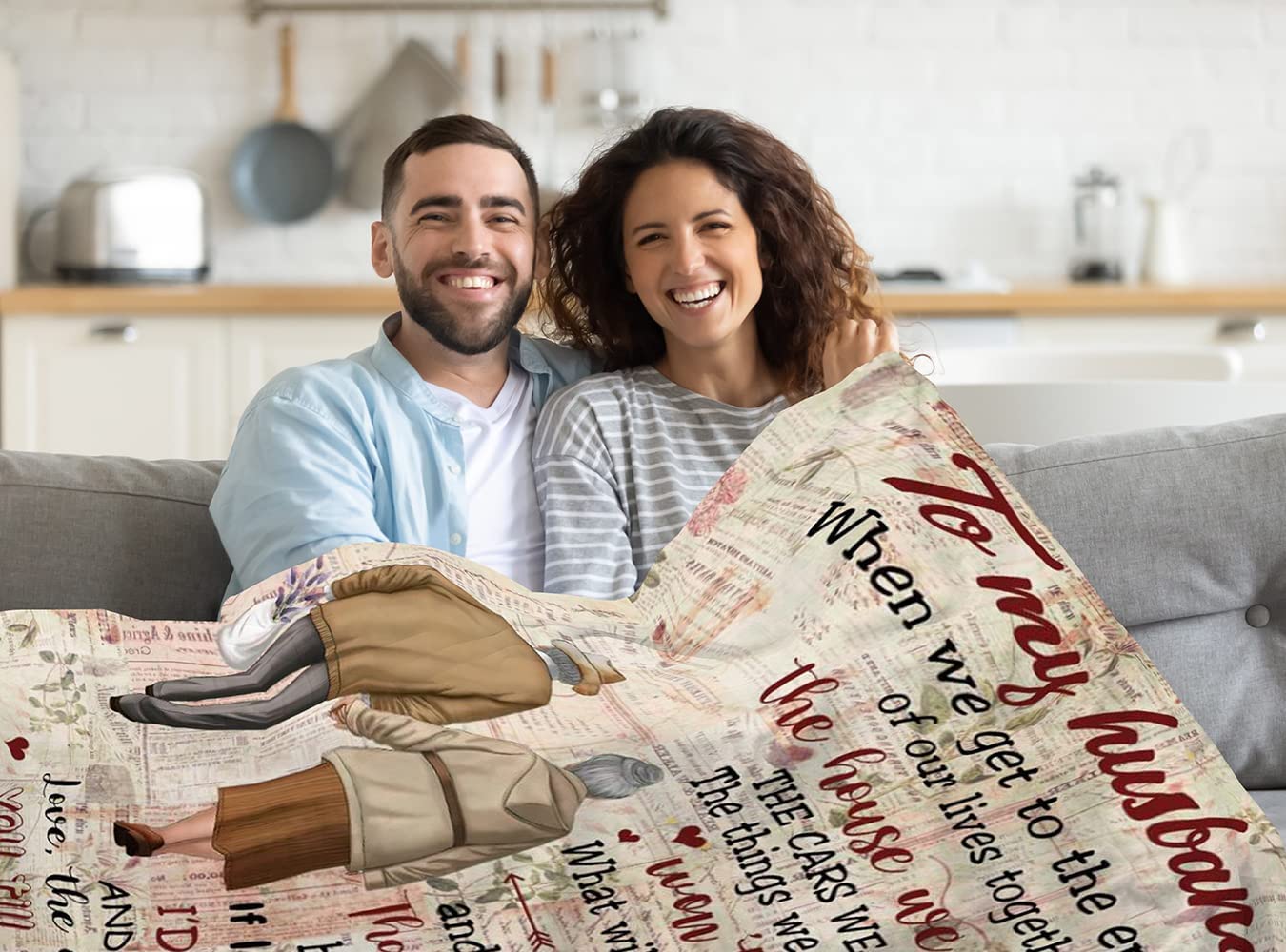 Gift For Husband, Couple Blanket, The House We Had Blanket , What Will Matter, Is that I had you Blanket - Valentine, Christmas, Wedding Anniversary Fleece Blanket
