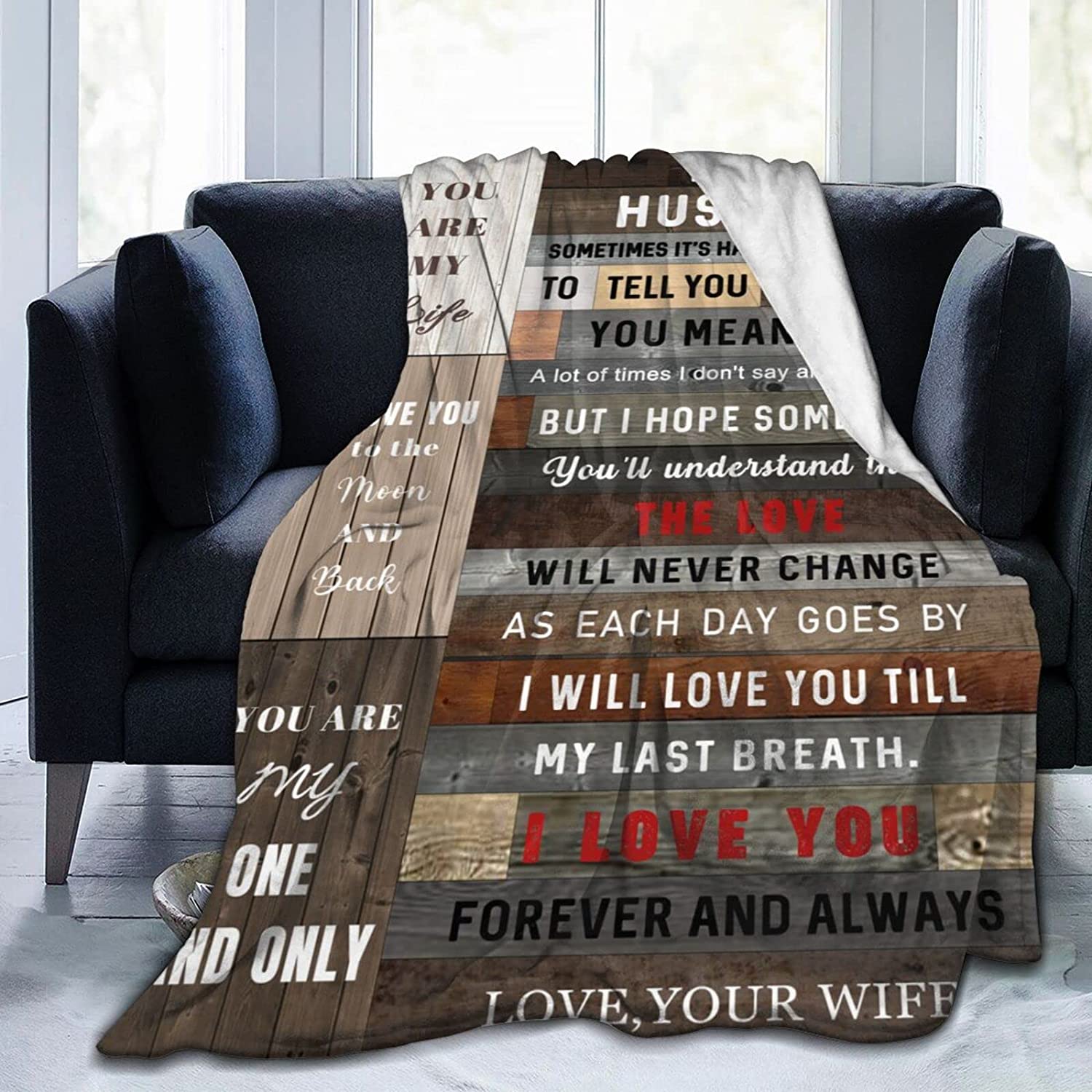 Gift For Husband Blanket - To My Husband Blanket - Romantic Gift For Husband From Wife, Birthday, Christmas, Valentines, Anniversary Blanket - You Are My Life Blanket