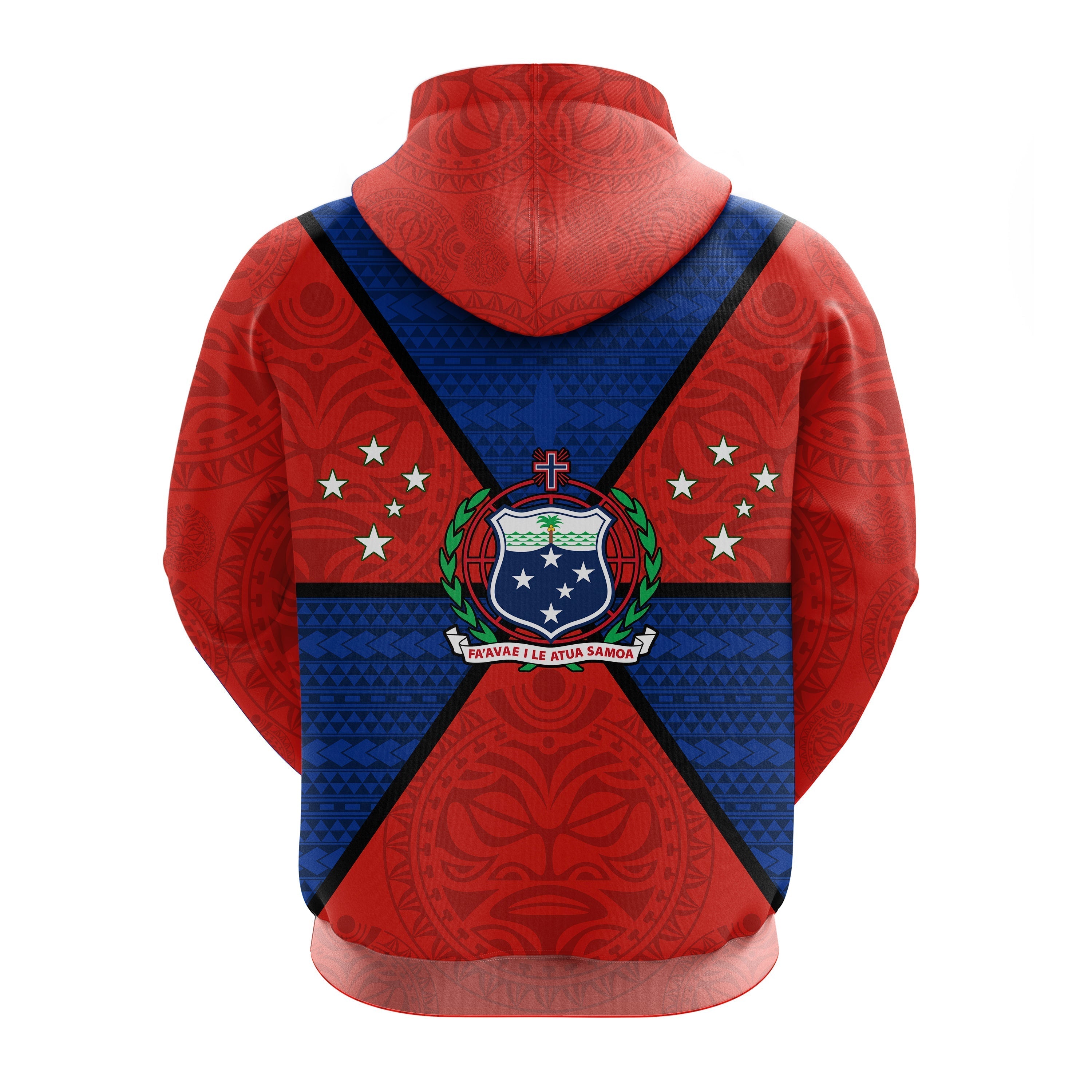 Samoa Zip up Hoodie Maori Polynesian LT20