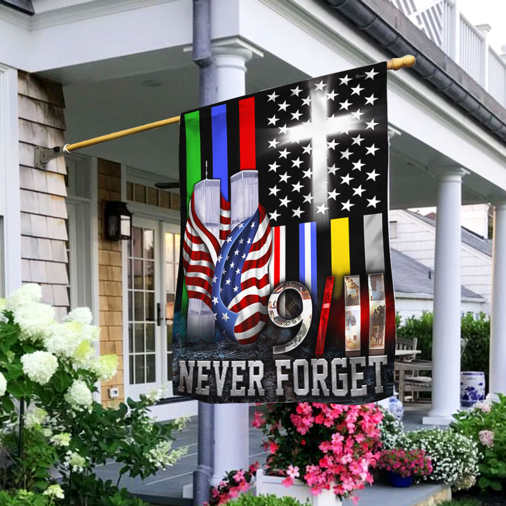 9 11 Flag First Responders Never Forget 9 11 - Liberish