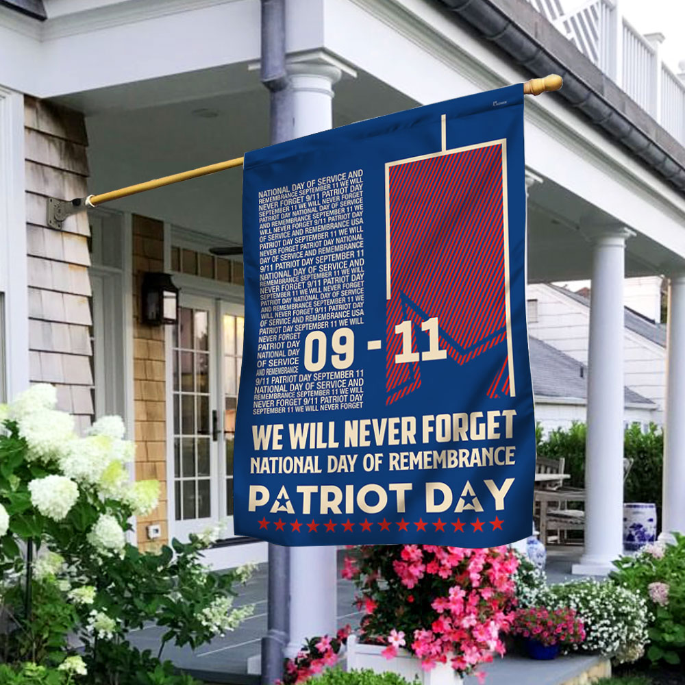 911 Flag National Day Of Remembrance We Will Never Forget September 11 Patriot Day 9 11 Mb - Liberish