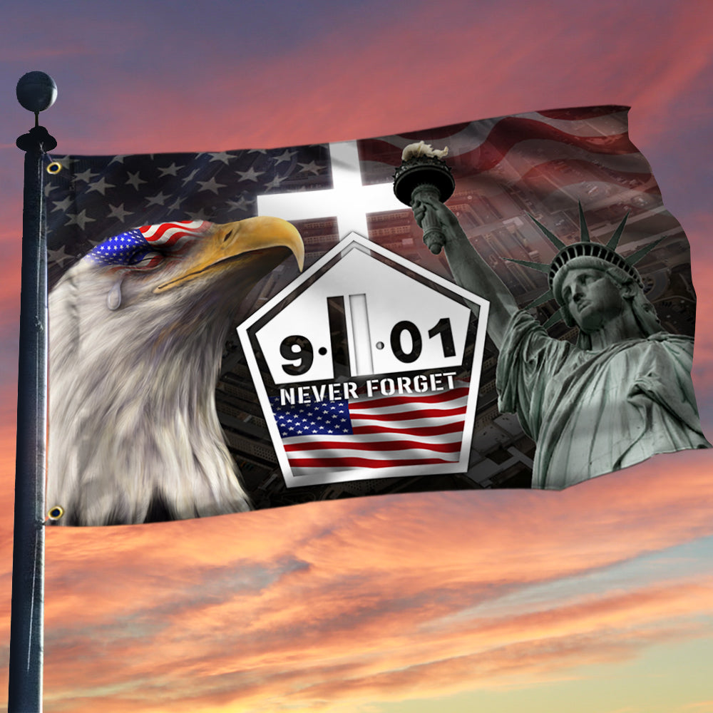 911 Grommet Flag The Pentagon Never Forget - Liberish