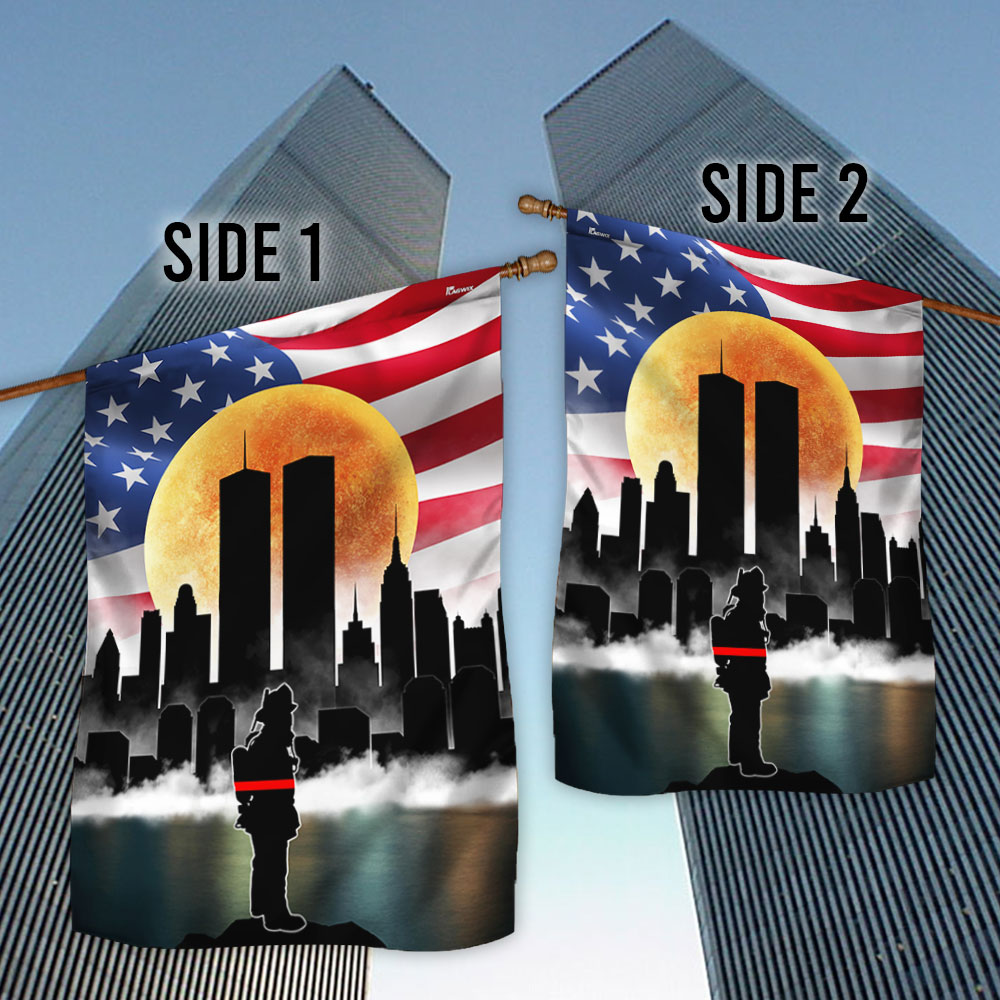911 Patriot Day Firefighters 9 11 September 11 Never Forget - Liberish