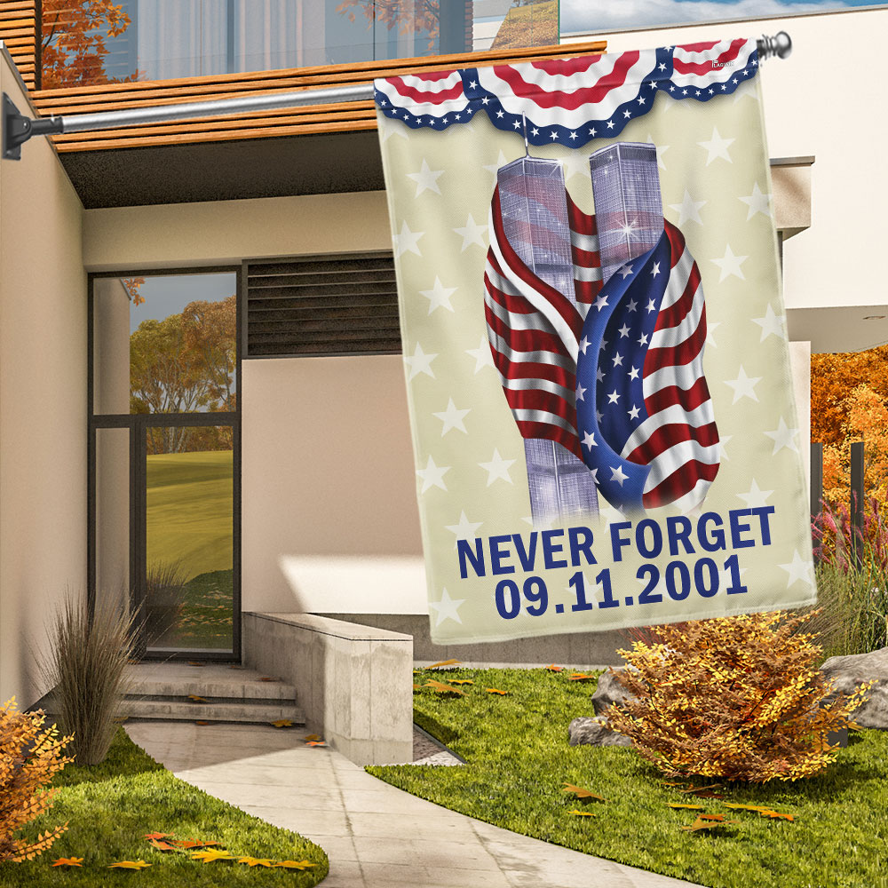 911 Patriot Day Flag Never Forget September 11 - Liberish