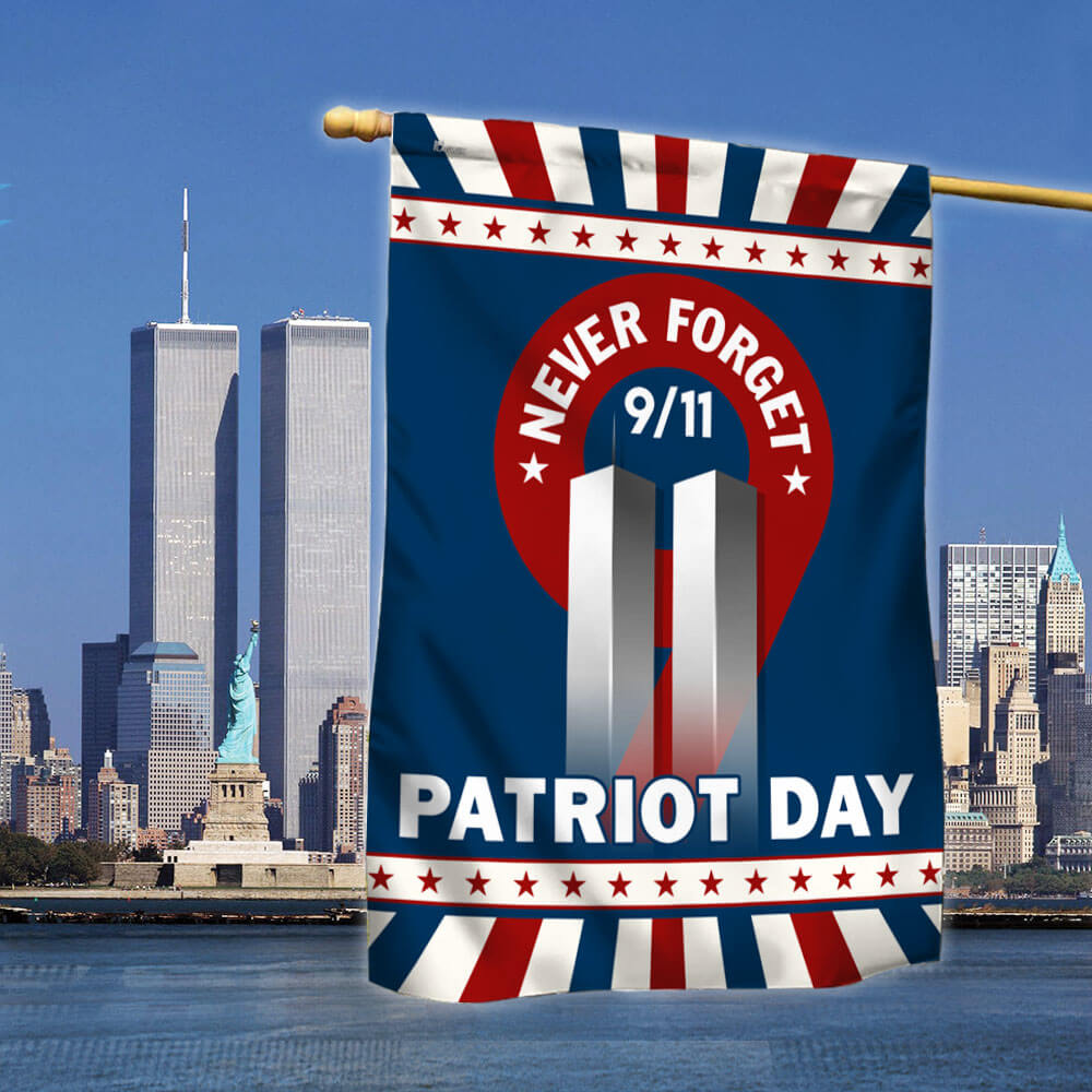 911 Patriot Day Never Forget Flag - Liberish