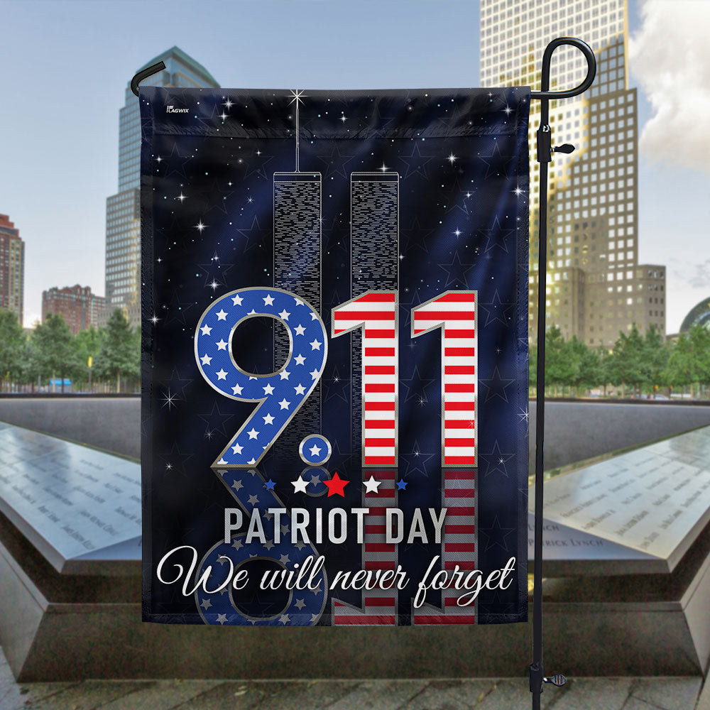 911 Patriot Day September 11 Never Forget 9 11 Flag - Liberish