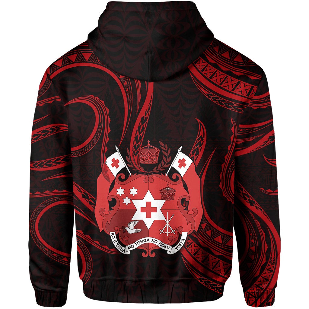 Tonga Pattern Zip Hoodie Always Proud LT13