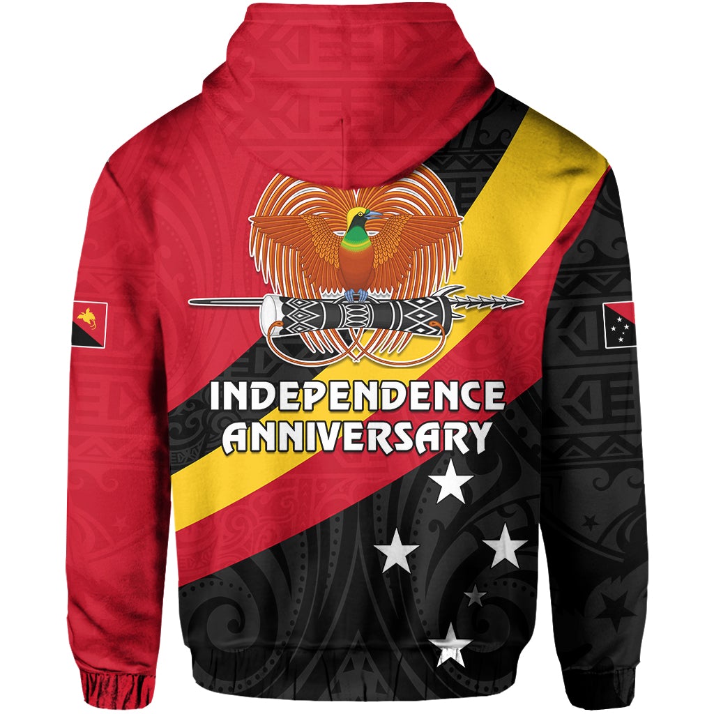 Papua New Guinea Zip Hoodie Happy Independence Day LT13