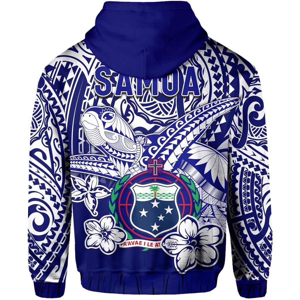 Samoa Polynesian Hoodie Samoan Loved Turtles LT13
