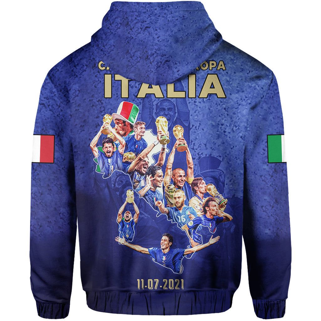 PROUD ITALIA Zip Hoodie Campioni DEuropa LT13