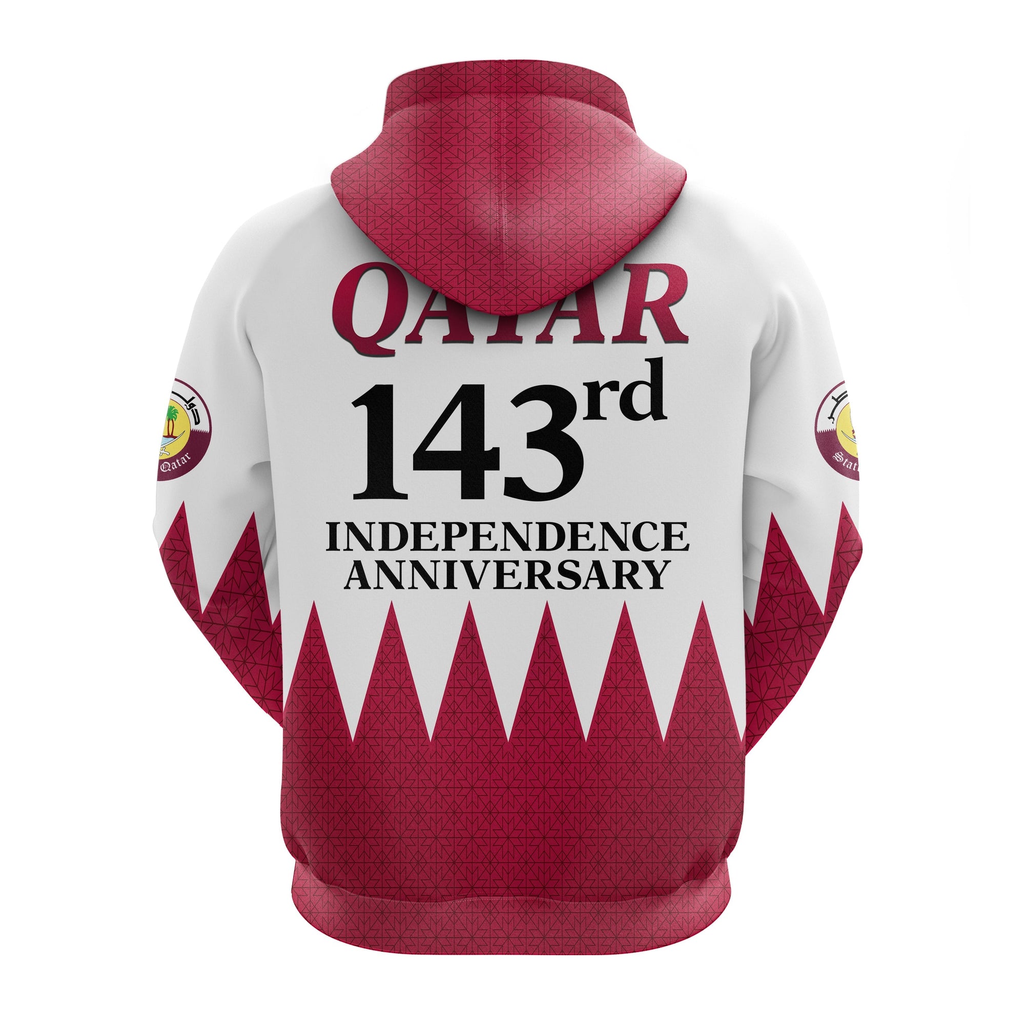 Qatar Hoodie Happy National Day Style Flag LT13