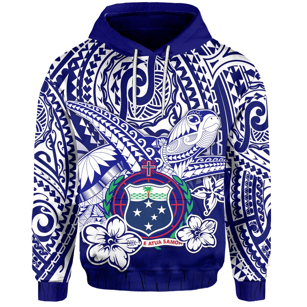 Samoa Polynesian Hoodie Samoan Loved Turtles LT13