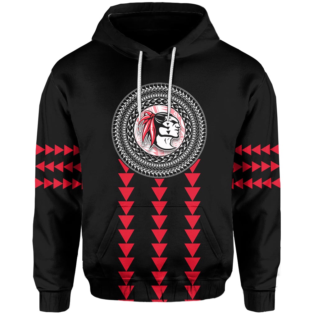 Red Raiders Hoodie Kahuku School LT13