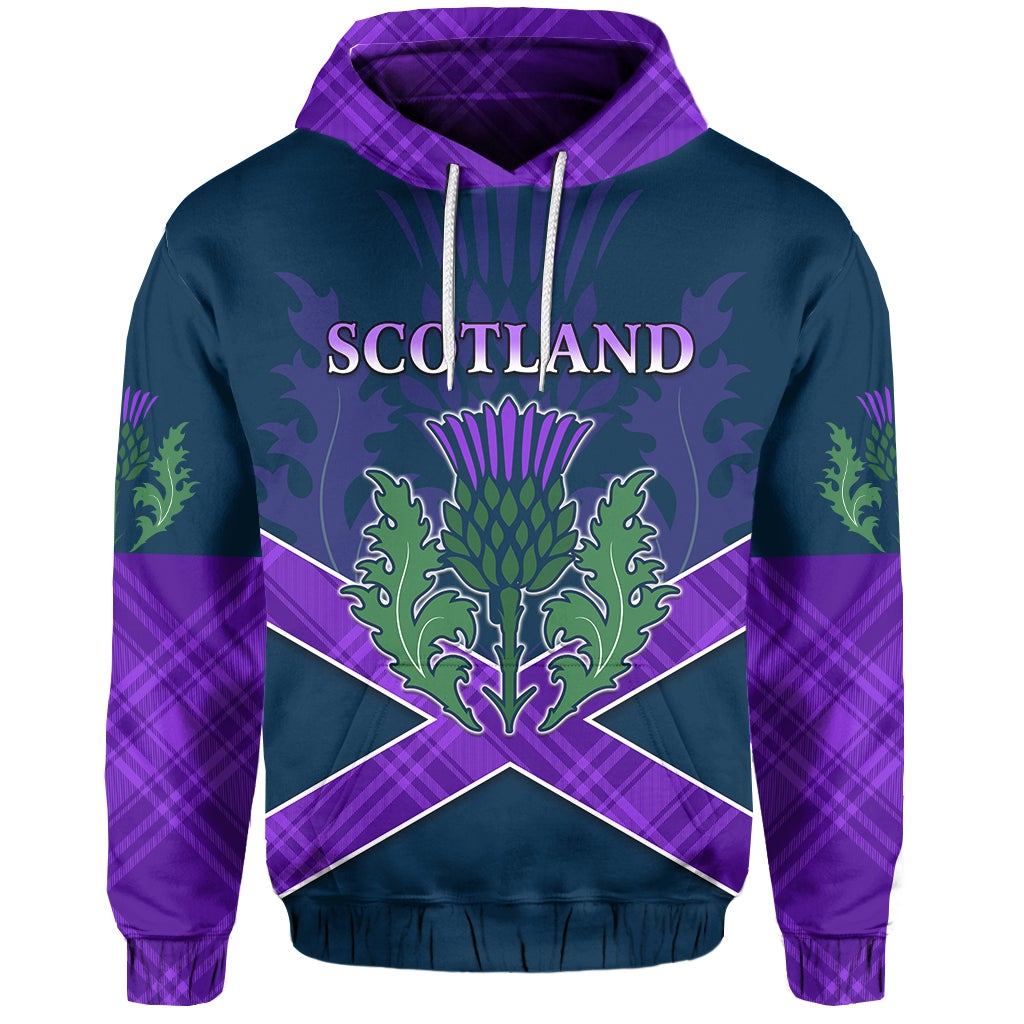 Scotland Rugby 2021 Hoodie Thistle Six Nations LT13