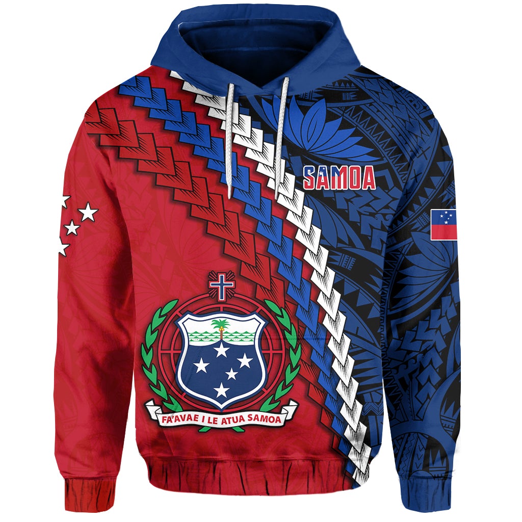 Samoa Polynesian Hoodie Quotes LT13