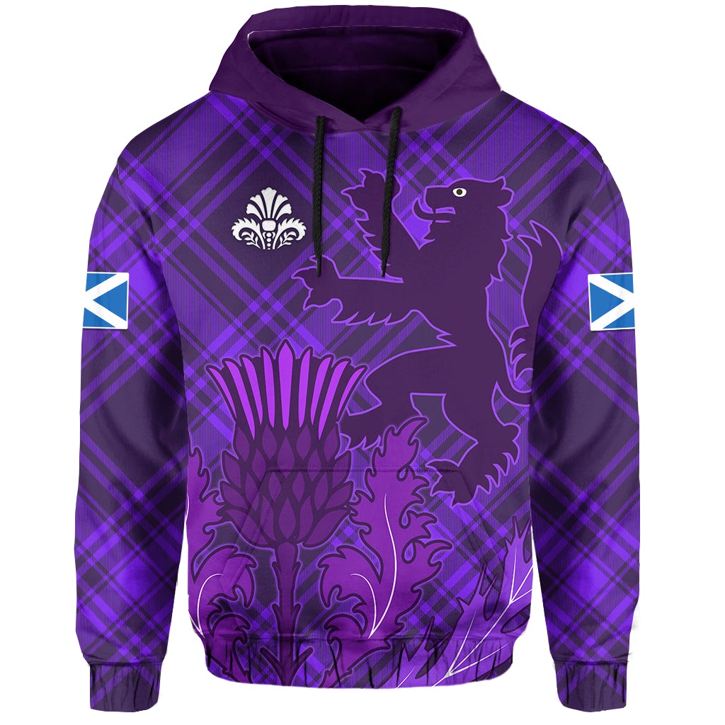 Scotland Hoodie Thistle Scottish Be Unique LT13