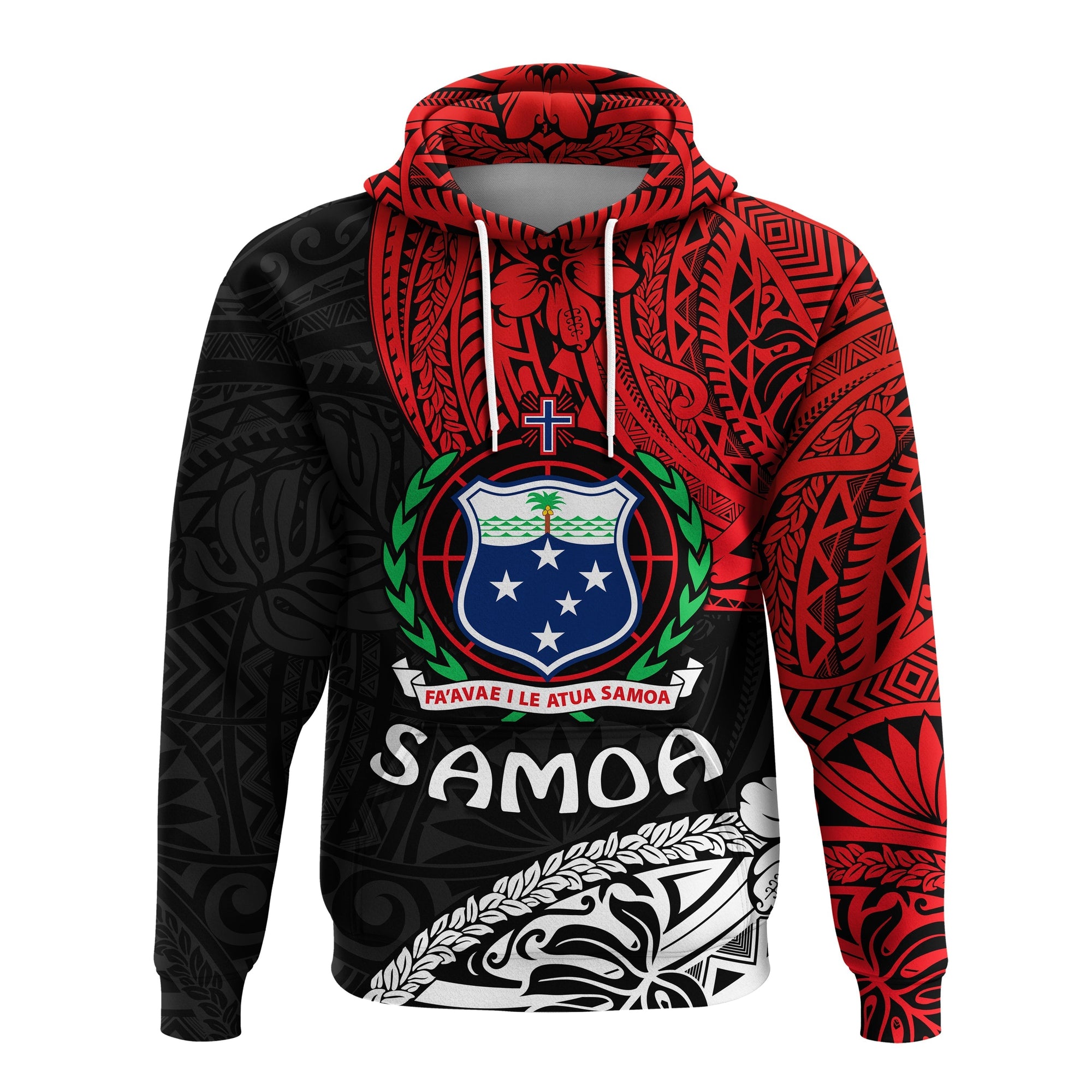 Samoa Hoodie Beloved Samoan Mix Polynesian Pattern LT13