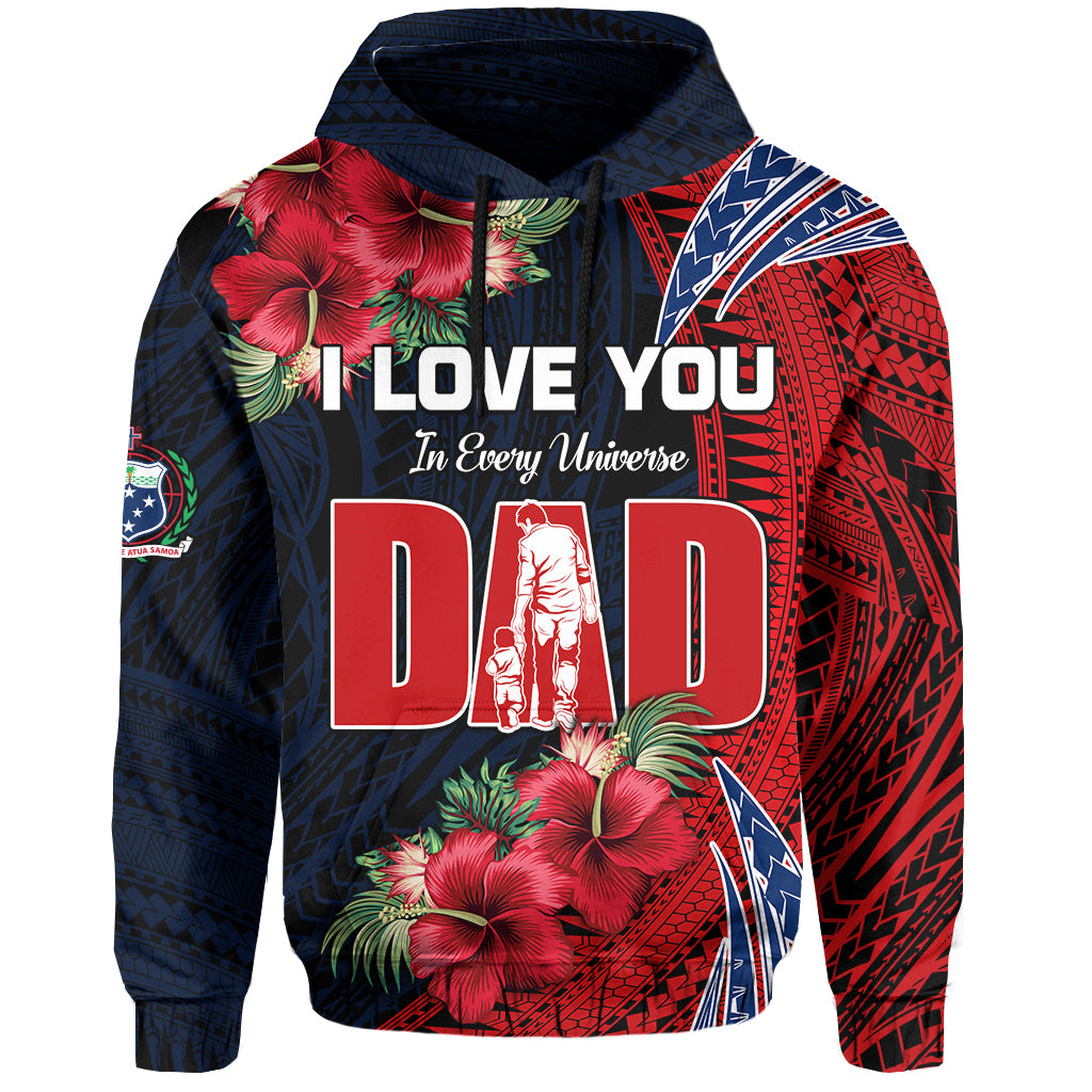 Samoa Fathers Day Hoodie Polynesian Best Dad Ever LT13
