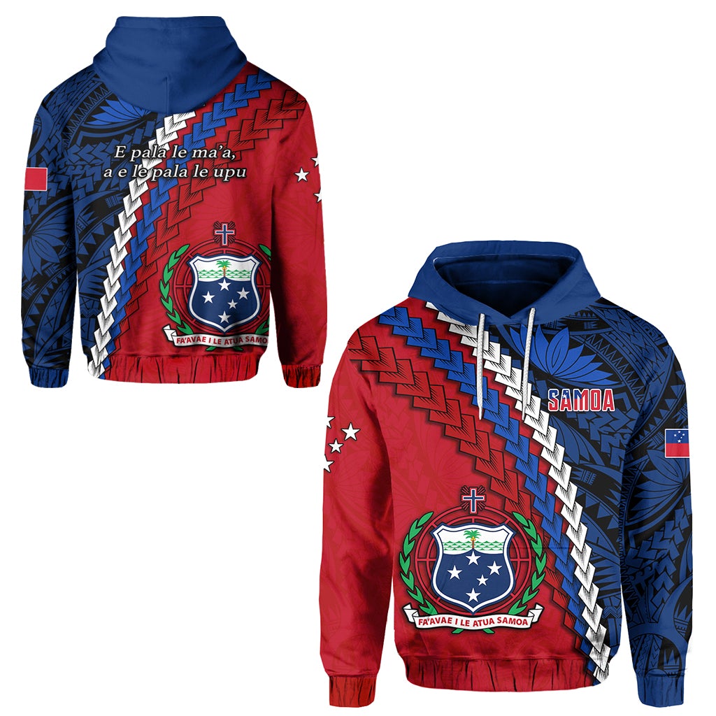 Samoa Polynesian Hoodie Quotes LT13