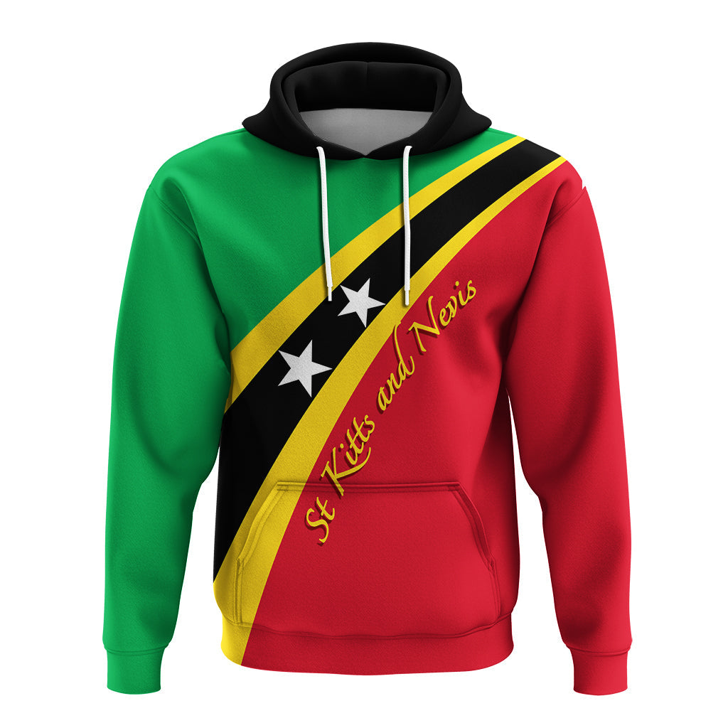 Saint Kitts and Nevis Custom Hoodie SKN Flag Simple Style LT7