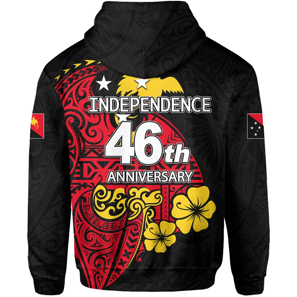 Papua New Guinea Zip Hoodie Independence Day LT6