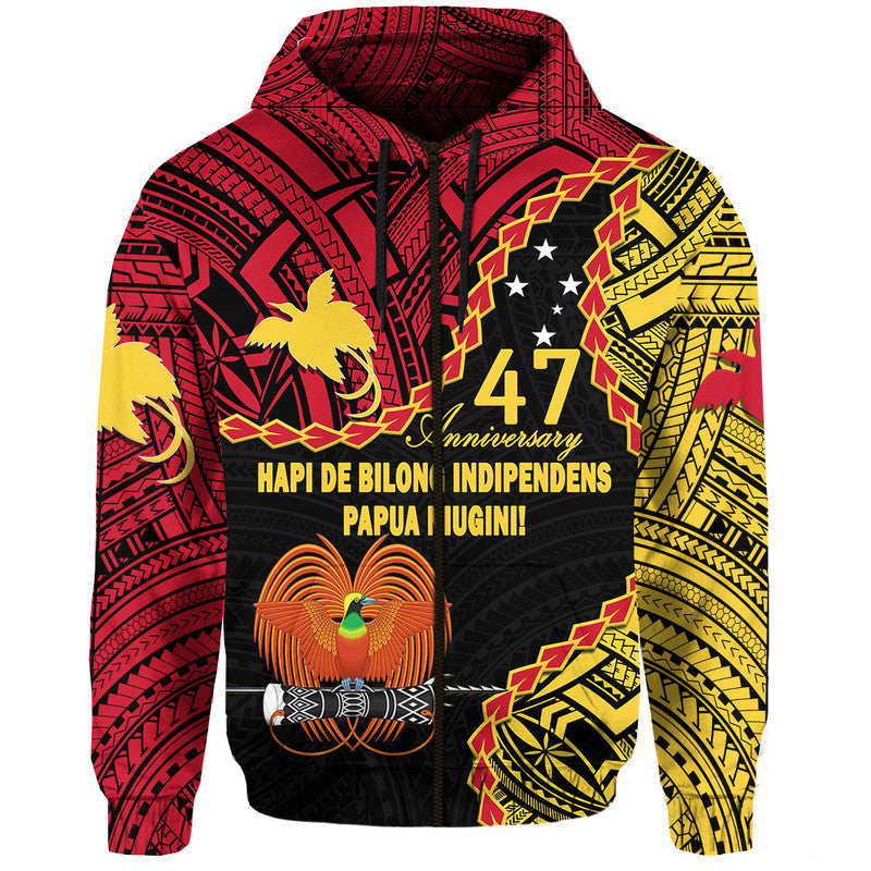 Papua New Guinea 47th Anniversary Hoodie Hapi De bilong Indipendens Papua Niugini LT9