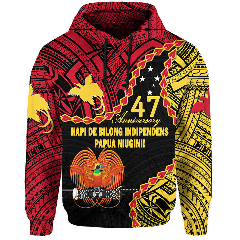 Papua New Guinea 47th Anniversary Hoodie Hapi De bilong Indipendens Papua Niugini LT9