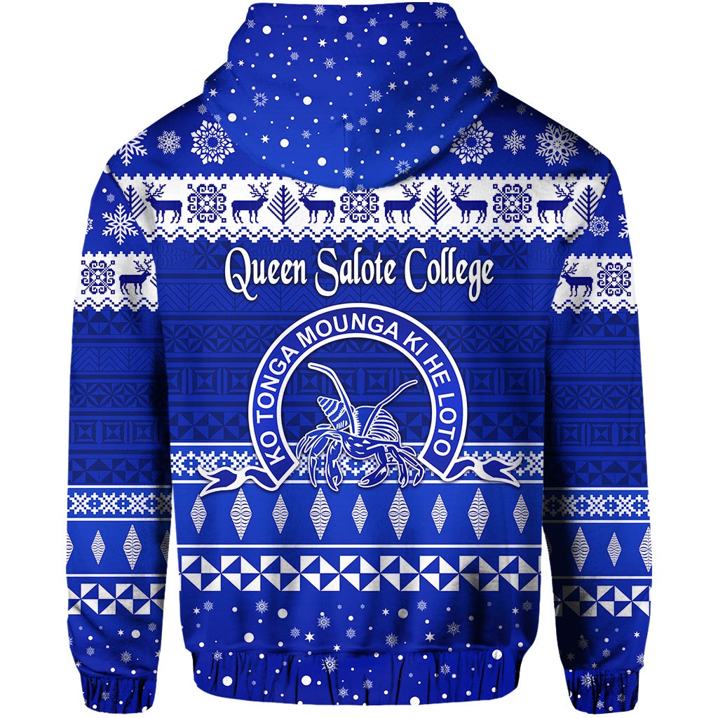 Queen Salote College Christmas Hoodie Simple Style LT8