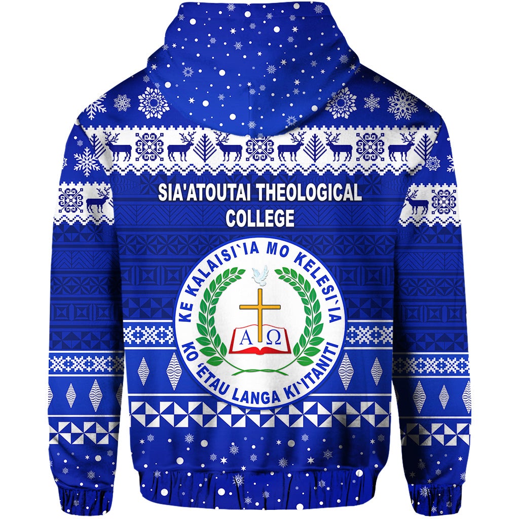 Siaatoutai Theological College Christmas Zip Hoodie Simple Style LT8
