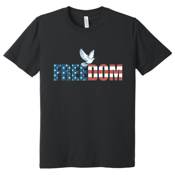 Patriotic Freedom of Speech T-Shirt USA Flag Free Speech Tee for Men Women, Political Gift