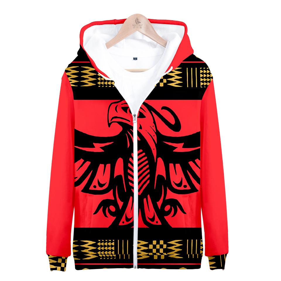 Red Thunderbird Native American Design All Over Hoodie LT10
