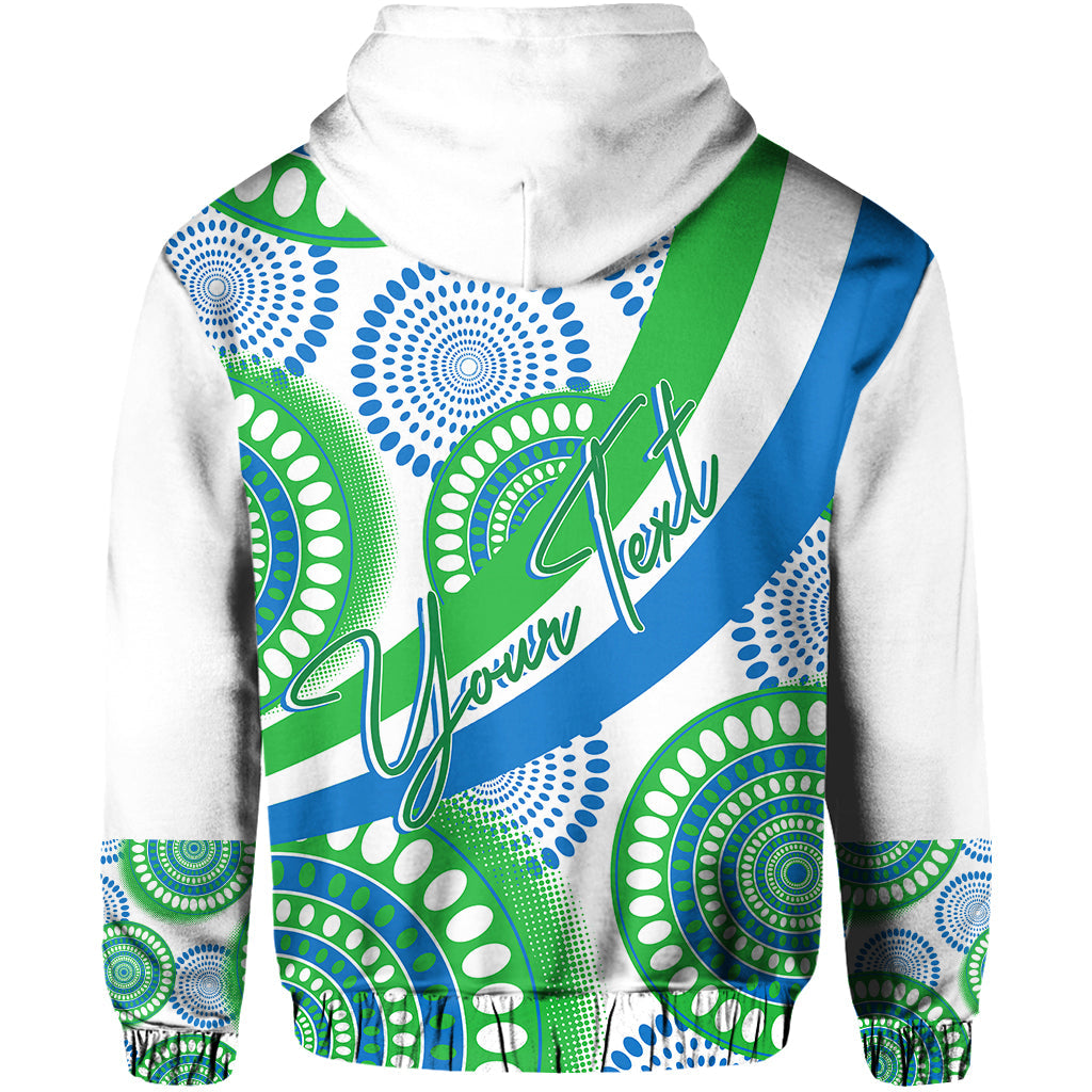 Sierra Leone Custom Hoodie Ankara Style LT7