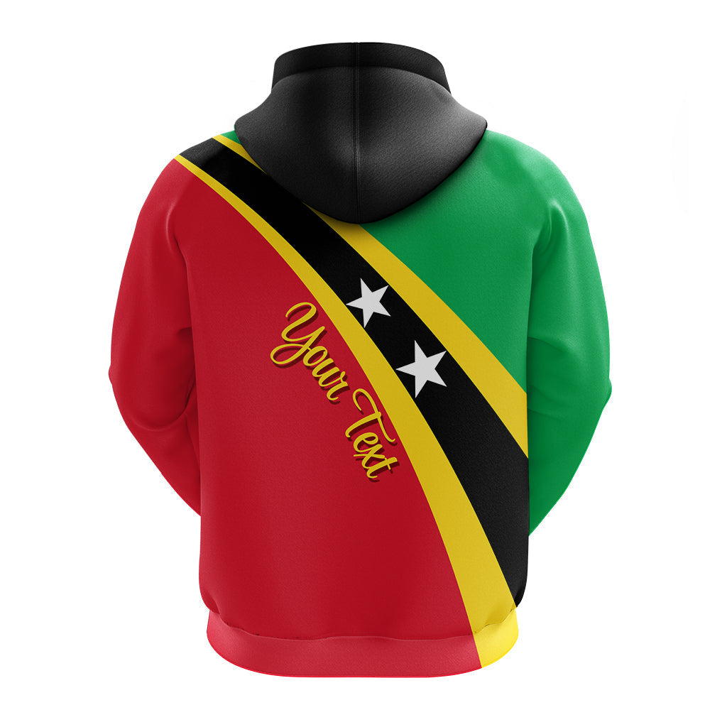 Saint Kitts and Nevis Custom Hoodie SKN Flag Simple Style LT7
