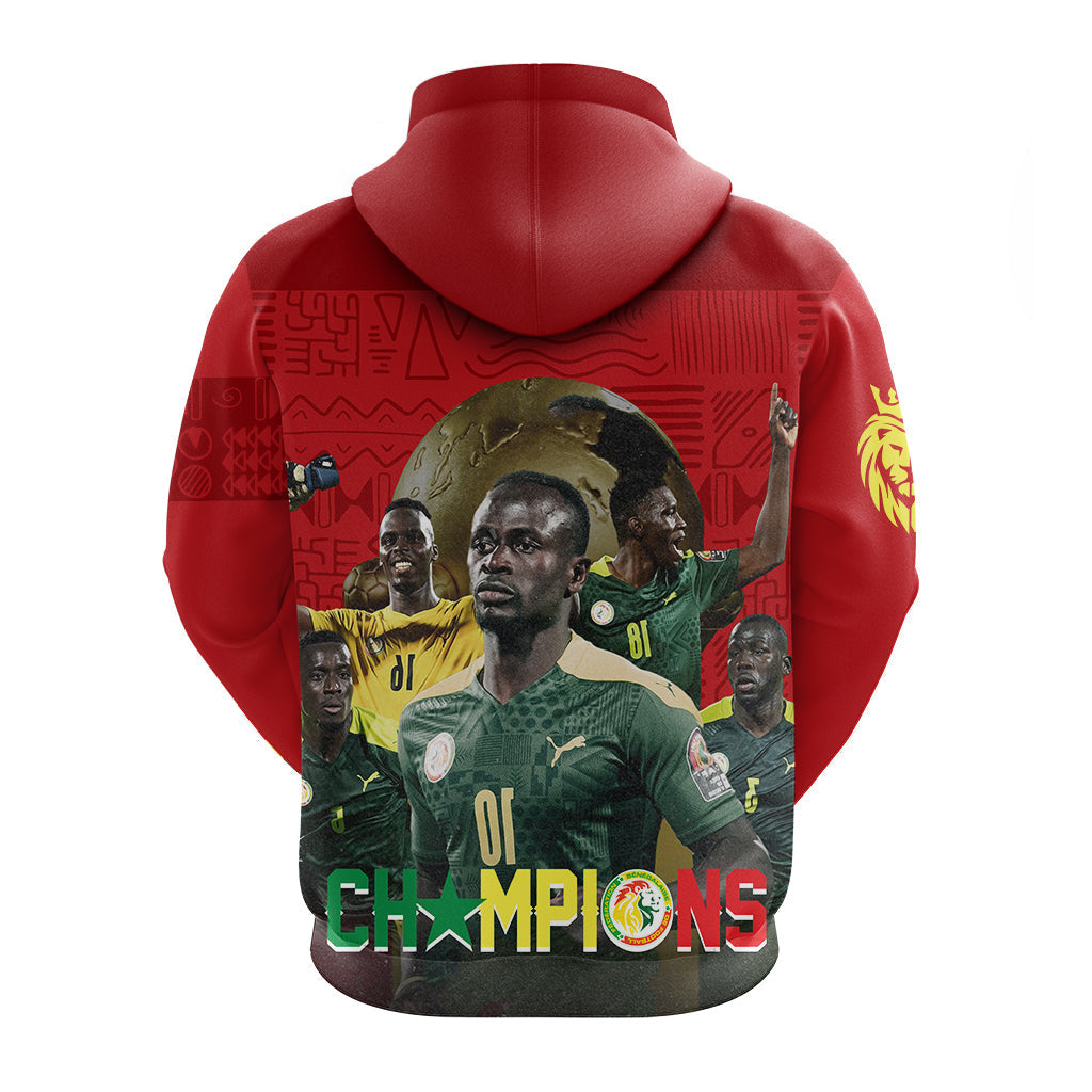 Senegal AFCON 2022 Champions Hoodie Teranga Lions LT7