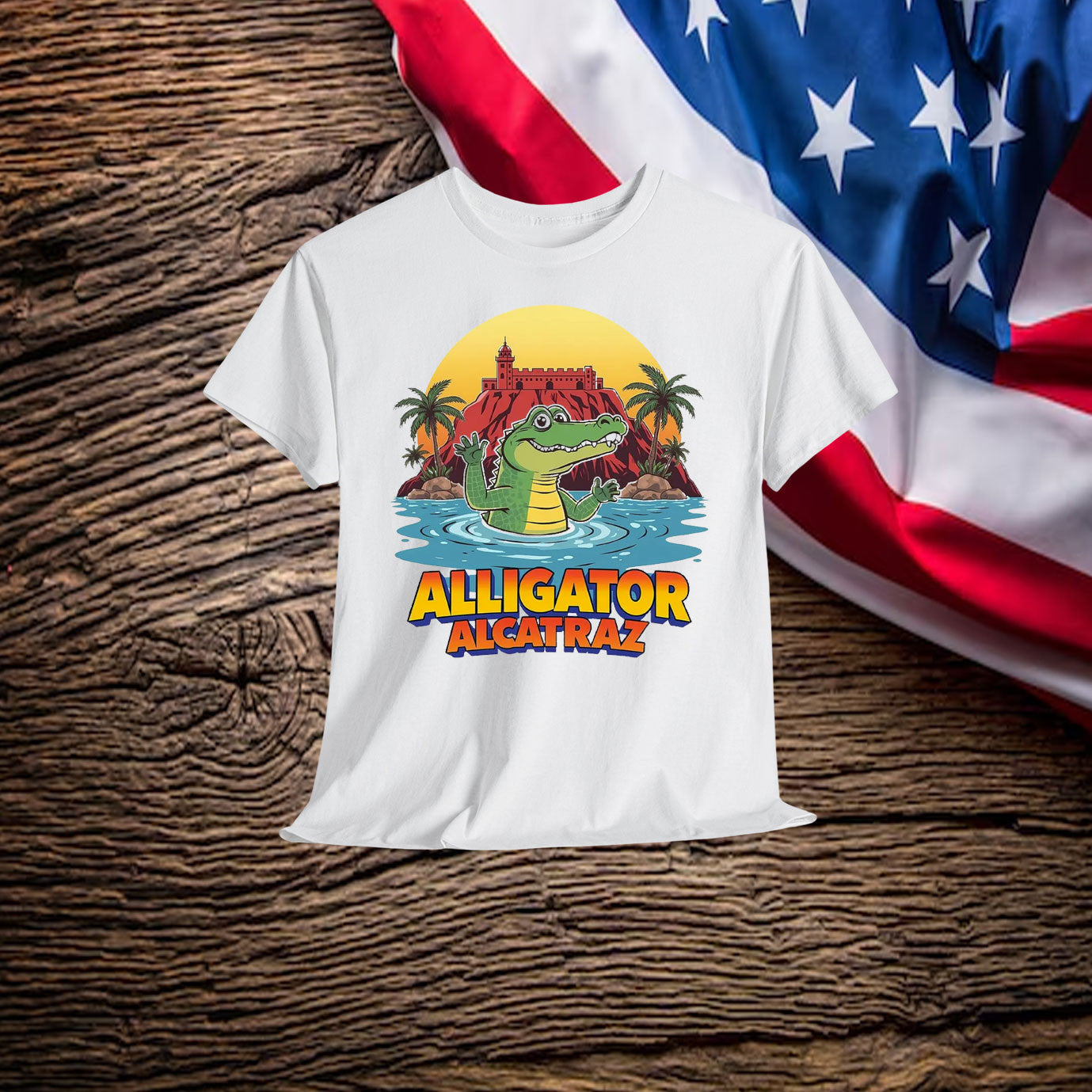 Alligator Alcatraz 2025 Shirt Everglades Florida Parody T-Shirt Gifts For Him - Liberish