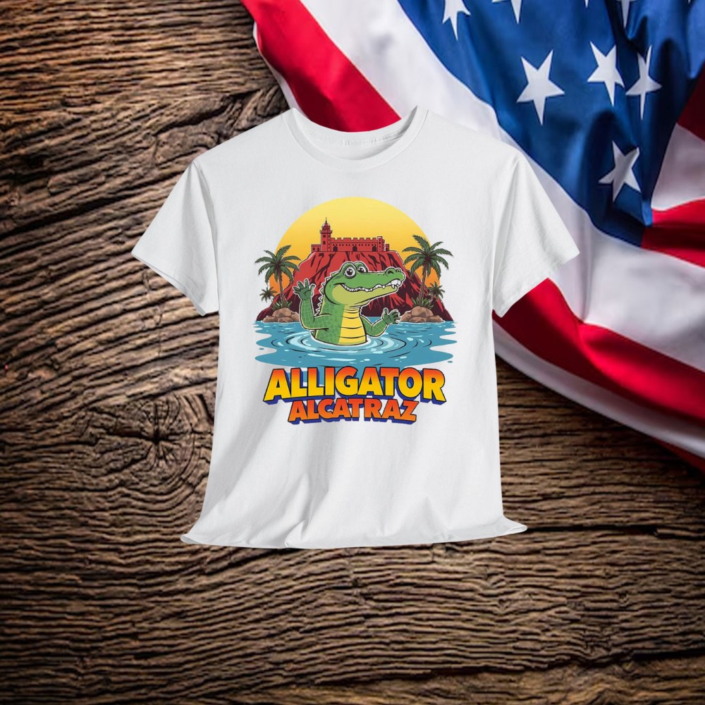 Alligator Alcatraz 2025 Shirt Everglades Florida Parody T-Shirt Gifts For Him - Liberish