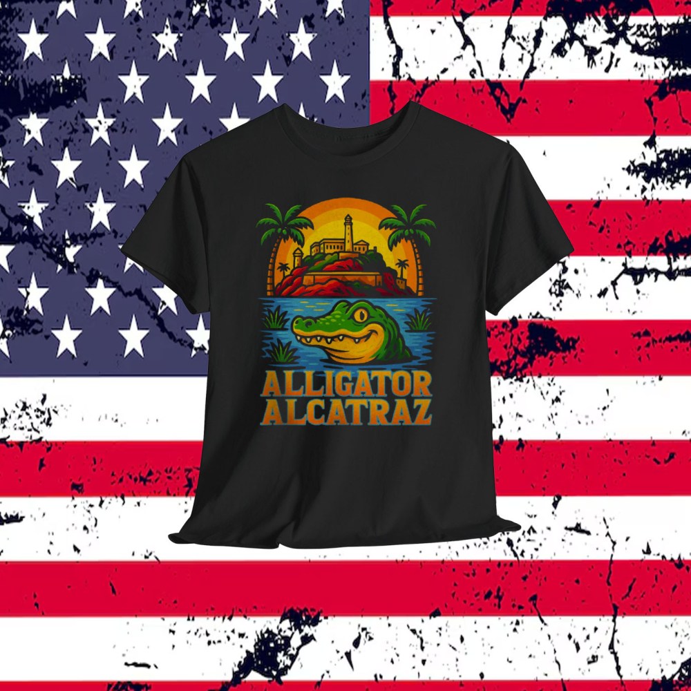 Alligator Alcatraz T-Shirt Alligator Alcatraz Merch Dark Humor Gift - Liberish