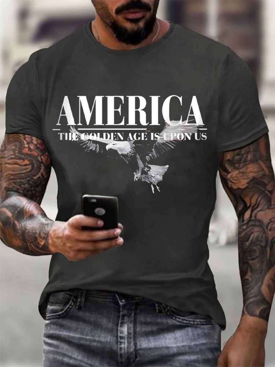 America The Golden Age Is Upon Us T-Shirt Charlie Kirk Freedom Tshirt Charlie Kirk Gear