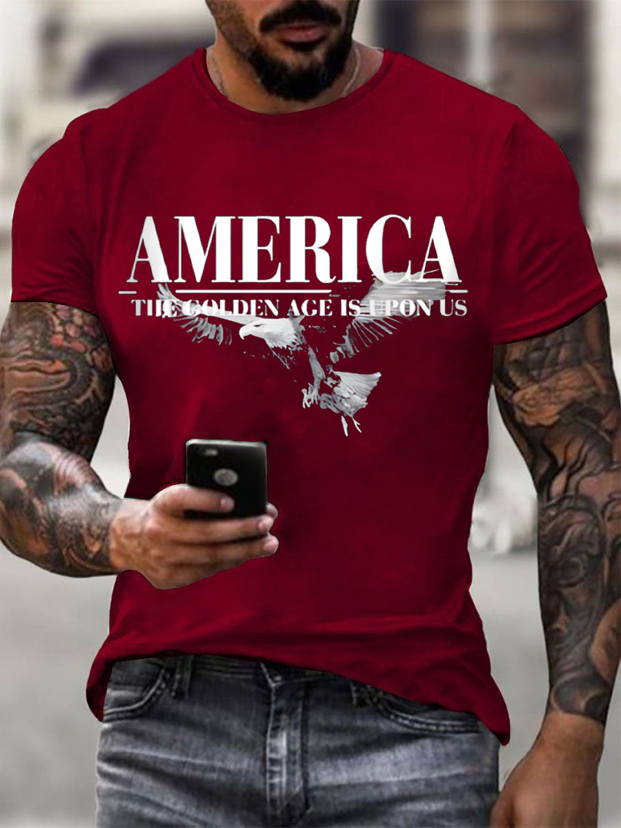 America The Golden Age Is Upon Us T-Shirt Charlie Kirk Freedom Tshirt Charlie Kirk Gear