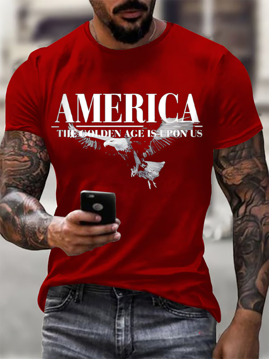 America The Golden Age Is Upon Us T-Shirt Charlie Kirk Freedom Tshirt Charlie Kirk Gear