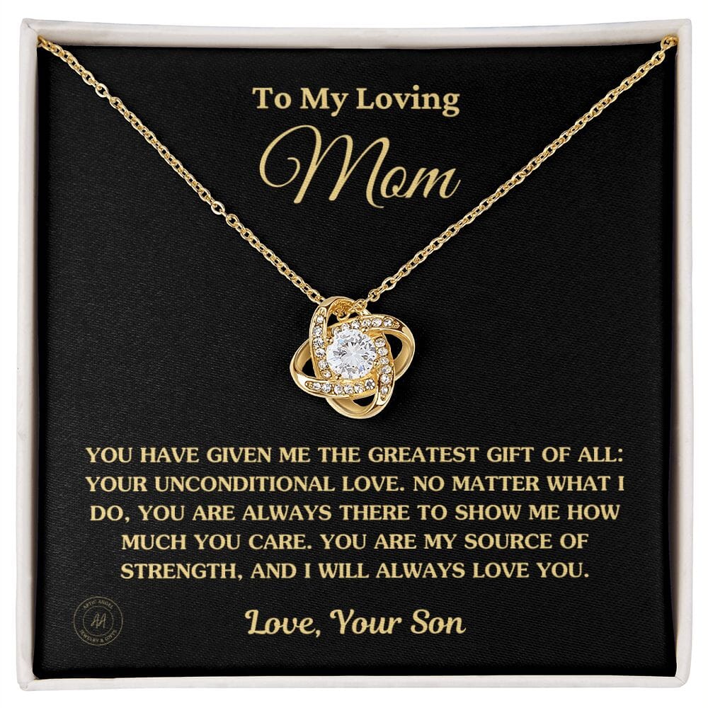 Gift for Mom From Son - "You Have Given Me The Greatest Gift Of All" Necklace
