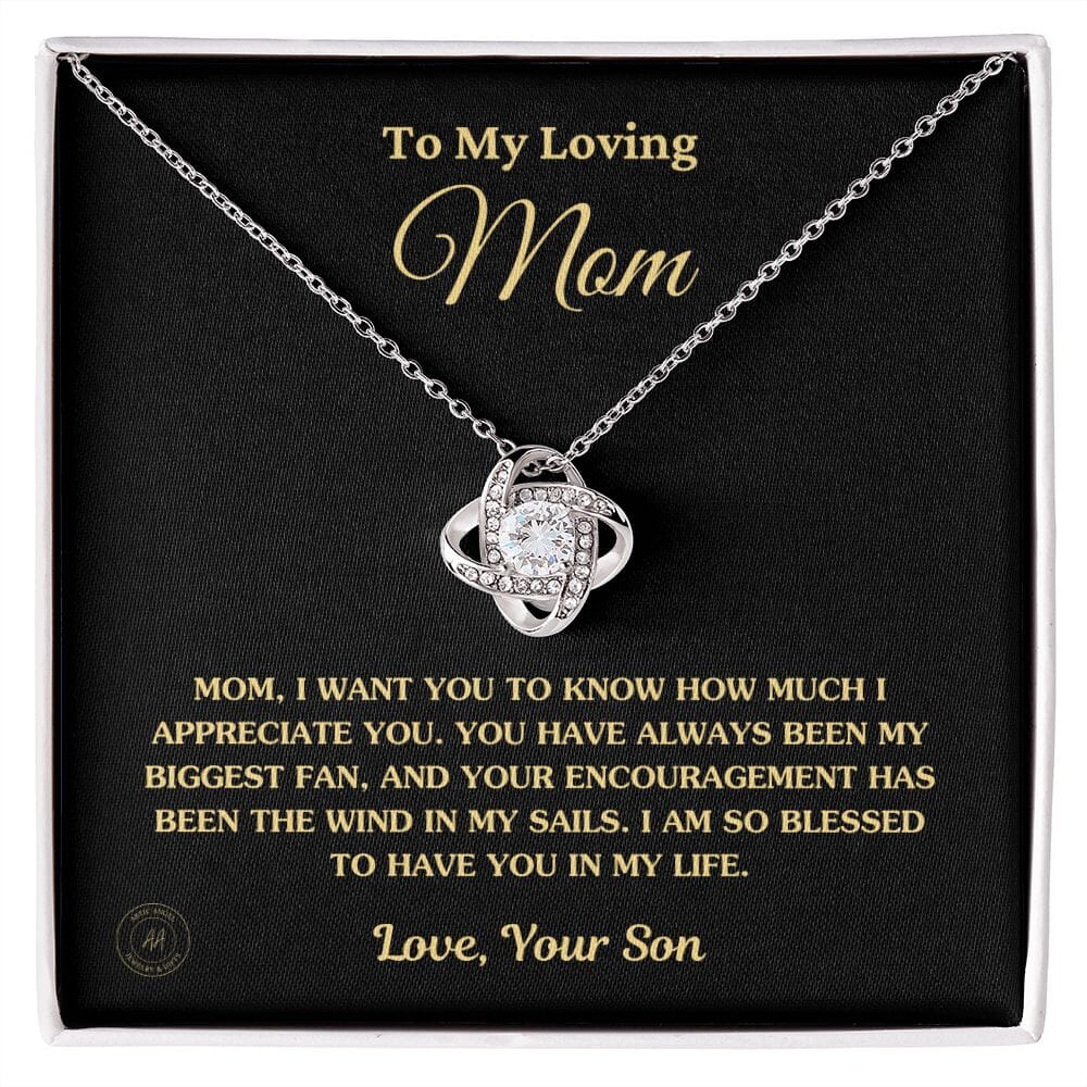 To Mom From Son "I Am So Blessed To Have You In My Life" Necklace
