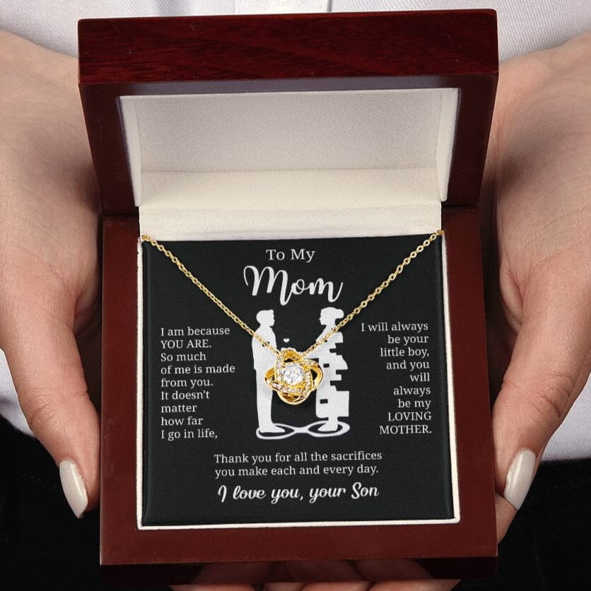 Gift For Mom From Son "I Am Because You Are" Necklace
