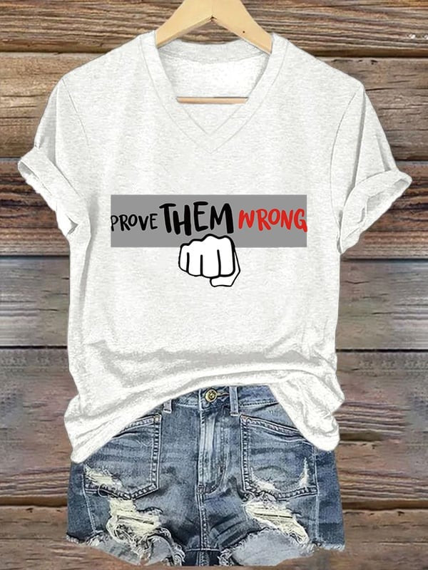Charlie Kirk American Merch V-neck Shirt Prove Me Wrong R.I.P Commemorative T-Shirt