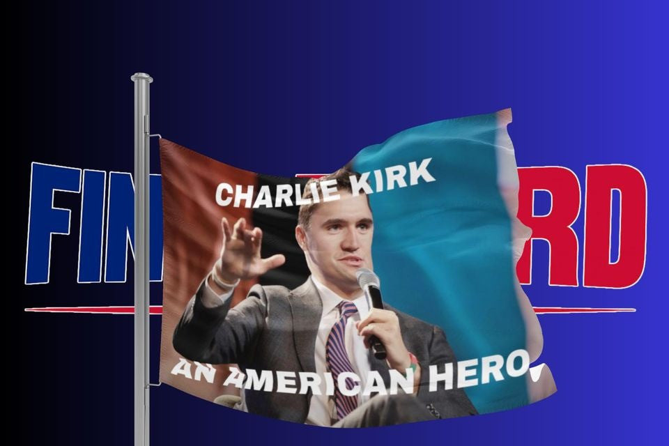 Charlie Kirk Flag An American Hero Charlie Kirk Memorial USA Flag
