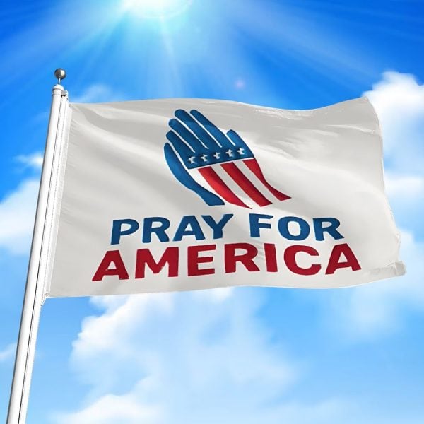 Charlie Kirk Flag Pray For America Charlie Kirk Freedom Merch  Gift For Patriots