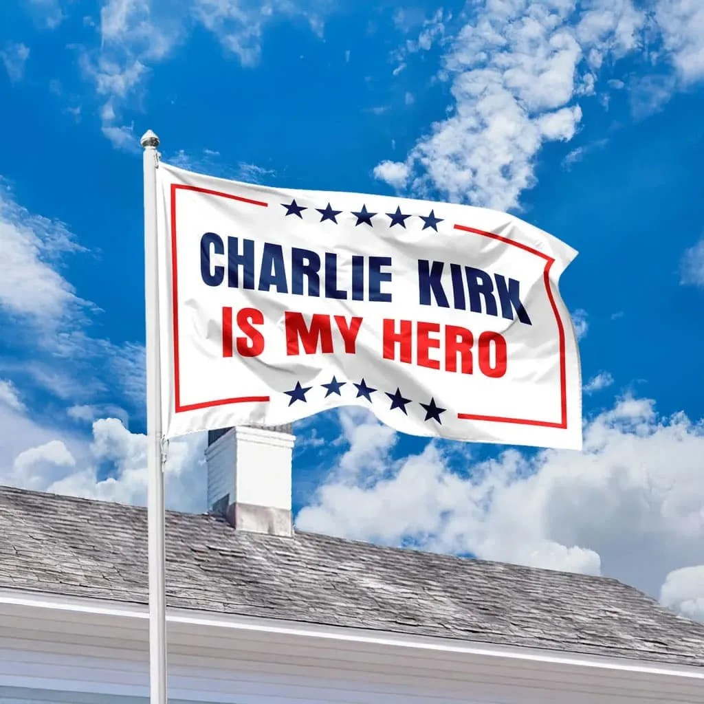 Charlie Kirk Freedom Flag Charlie Is My Hero Justice For Charlie Best Outdoor Decor Gifts - Liberish