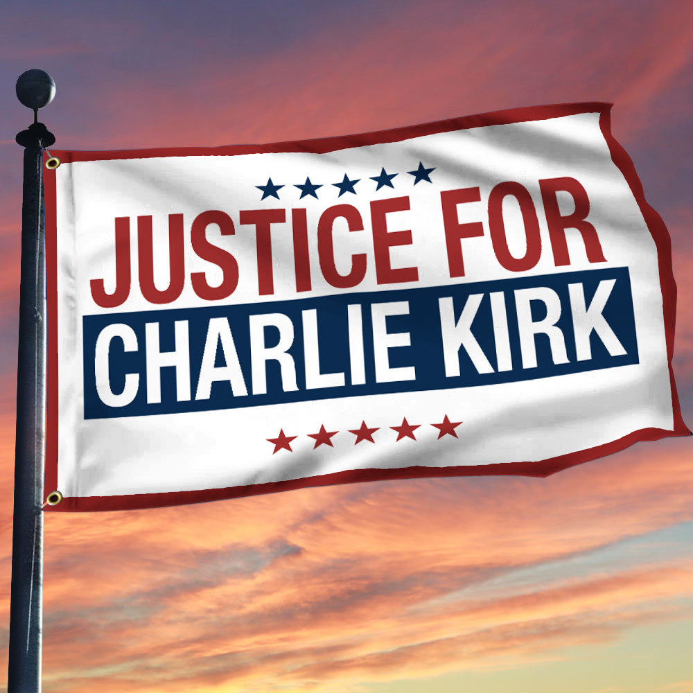 Charlie Kirk Freedom Flag Justice For Charlie Kirk Merch Proud Gift For Outdoor Decor - Liberish