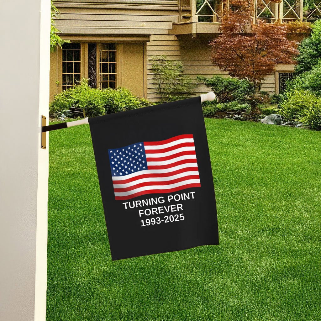 Charlie Kirk Freedom Flag Turning Point Forever 1993 2025 Best Charlie Kirk Merch - Liberish